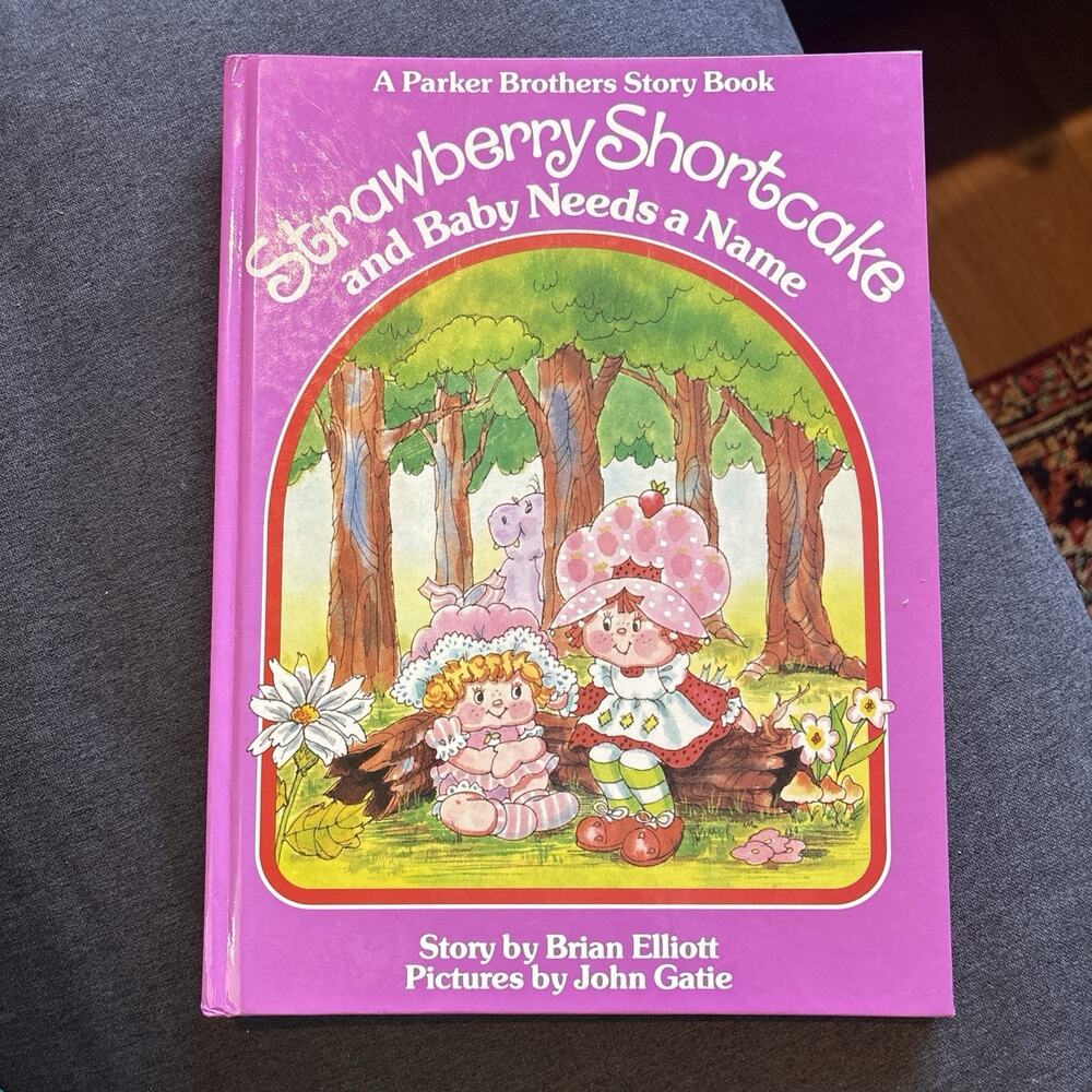 Vintage 1984 Strawberry Shortcake and Baby Needs a Name Hardcover Storybook